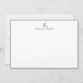 Tarjetas de nota Elegantes Chicas de maquillaje mo