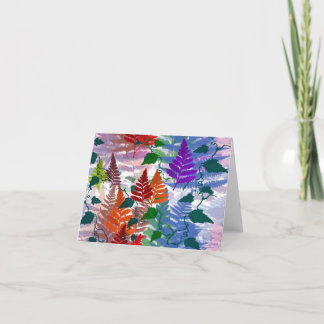 Tarjetas de nota en blanco