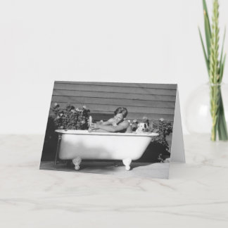 Tarjetas de nota en blanco con la imagen hilarante