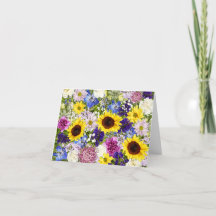 Tarjetas de nota en blanco para el conjunto de flo