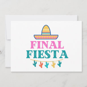 Tarjetas de nota final de Fiesta Sombrero
