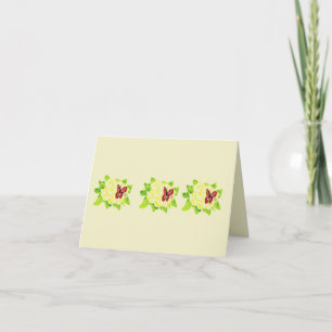 Tarjetas de nota : Flor asiática