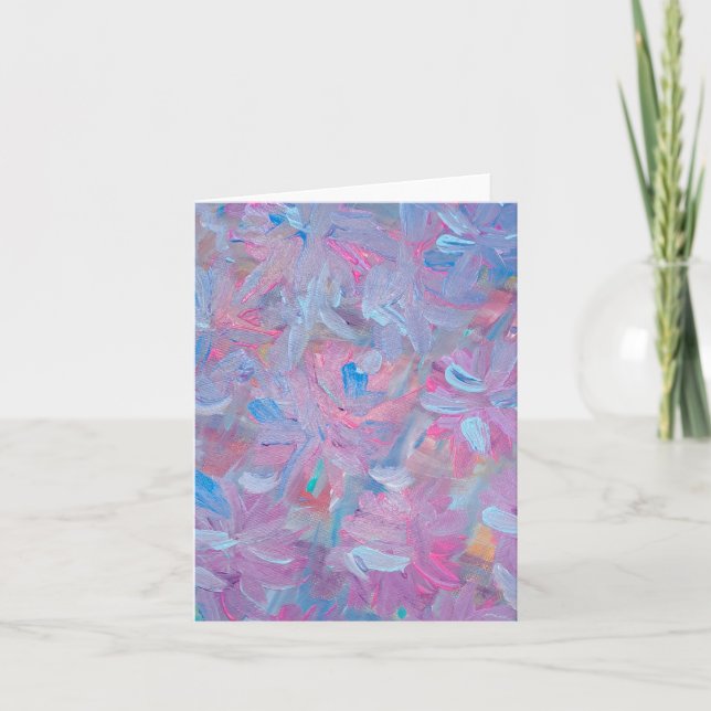 Tarjetas de nota floral de sueño de primavera (Anverso)