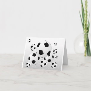 Tarjetas de nota múltiples de los balones de