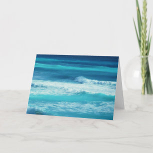 TARJETAS DE NOTA OCEAN WAVES
