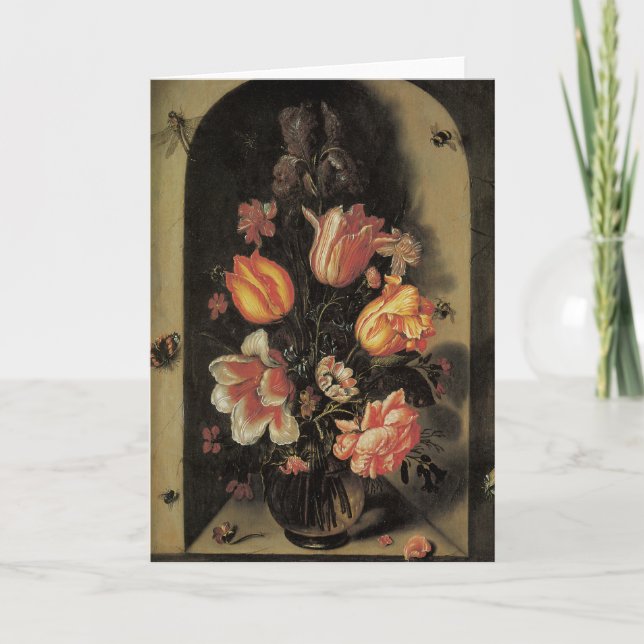 Tarjetas de nota para Bellas Artes florales (Anverso)