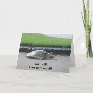 Tarjetas de nota para los golfistas