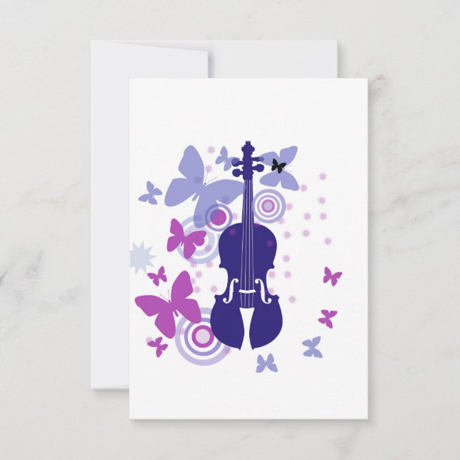 Tarjetas de nota para violín (Anverso)
