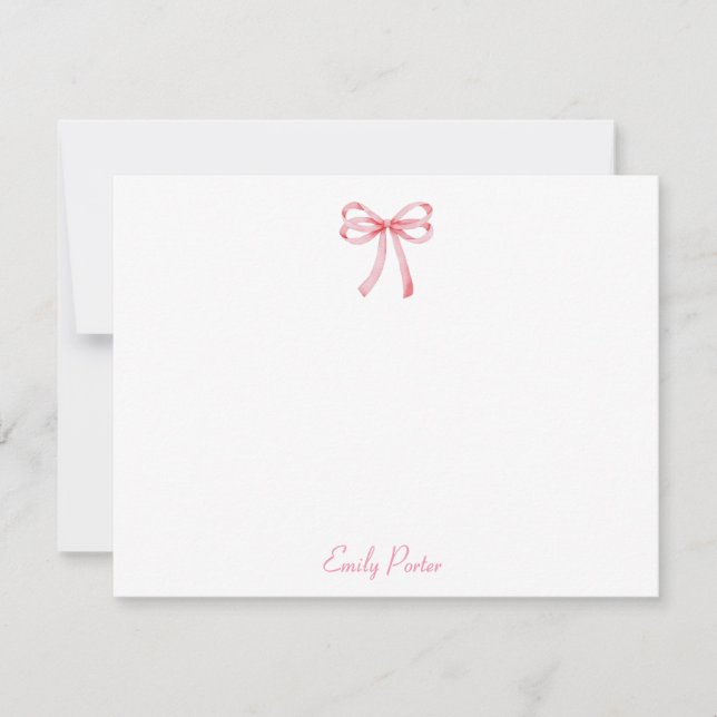 Tarjetas de nota personalizadas de cinta de opcion (Anverso)