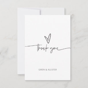 Tarjetas de nota plana en blanco y boda