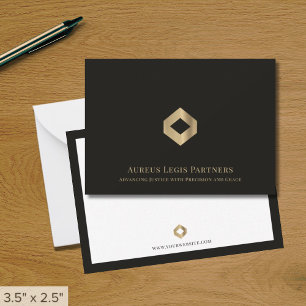 Tarjetas de nota profesional personalizadas