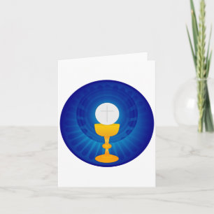 Tarjetas de nota santas de la eucaristía