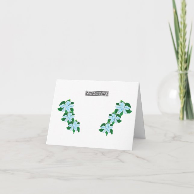 Tarjetas de nota : Un sentimiento griego (Anverso)