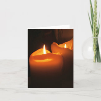 Tarjetas de nota - velas