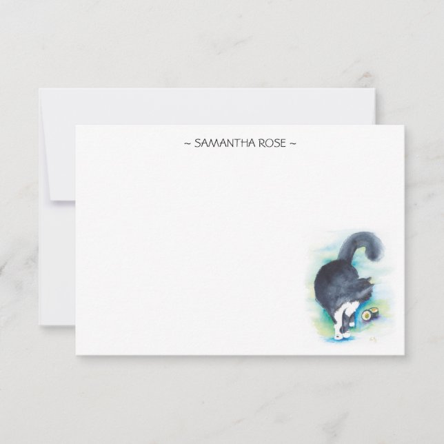 Tarjetas de notas acuáticas de Pet Lover (Anverso)