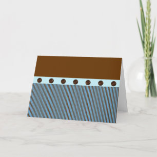Tarjetas de notas azules y marrones