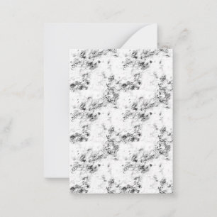 Tarjetas de notas blancas y negras abstractas Arte