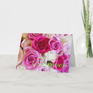 Tarjetas de notas boda para siempre