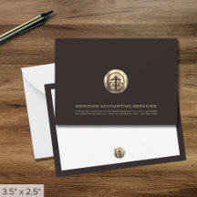 Tarjetas de notas comerciales con logotipo