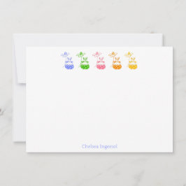 Tarjetas de notas Daisy Bunny