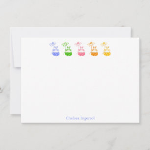 Tarjetas de notas Daisy Bunny
