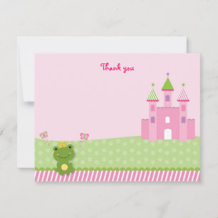 Tarjetas de notas de agradecimiento a Castillo de 