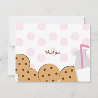 Tarjetas de notas de agradecimiento a las cookies