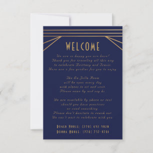 Tarjetas de notas de agradecimiento de Art Deco