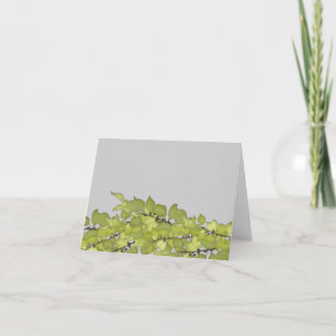 Tarjetas de notas de agradecimiento de boda con ho