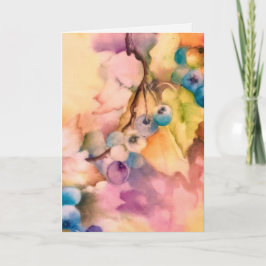 Tarjetas de notas de arándano azul (para uso al po