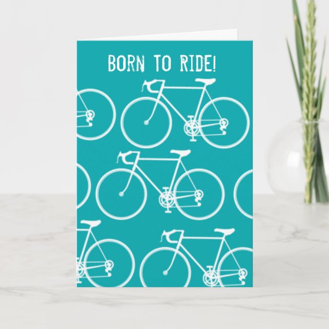 Tarjetas de notas de bicicleta personalizadas (Anverso)