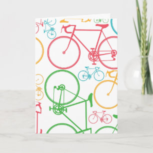 Tarjetas de notas de bicicleta personalizadas