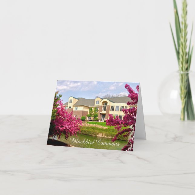 Tarjetas de notas de Blackbird Commons Condominios (Anverso)