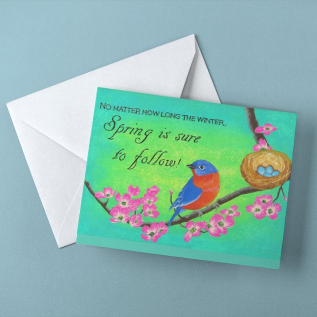 Tarjetas de notas de Bluebird (Subido por el creador)