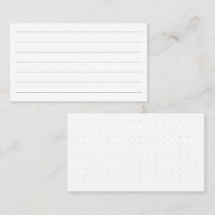 Tarjetas de notas de bolsillo para cartera