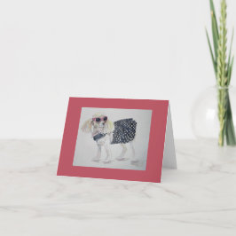 Tarjetas de notas de canapé de gafas de sol