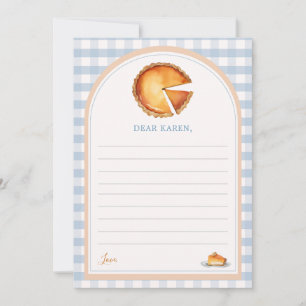 Tarjetas de notas de cápsula del tiempo de pastel