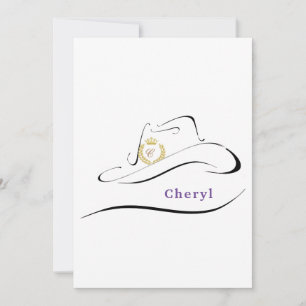 Tarjetas de notas de concurso de Miss Sra. Rodeo C