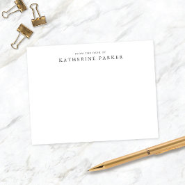 Tarjetas de notas de estilo clásico y elegante