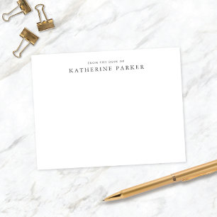 Tarjetas de notas de estilo clásico y elegante