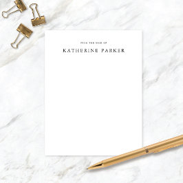 Tarjetas de notas de estilo clásico y elegante