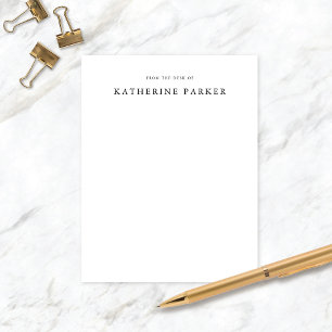 Tarjetas de notas de estilo clásico y elegante