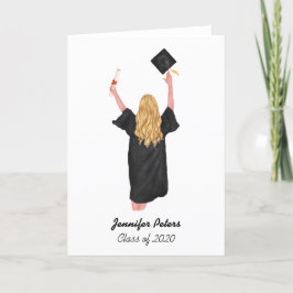 Tarjetas de notas de graduación personalizadas - C