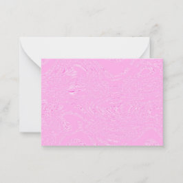 Tarjetas de notas de hielo rosa