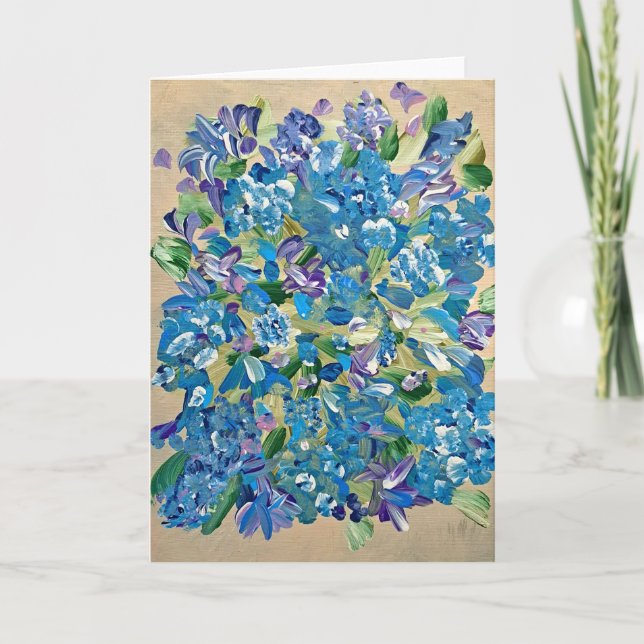 Tarjetas de notas de Hydrangea de Sentido (Anverso)