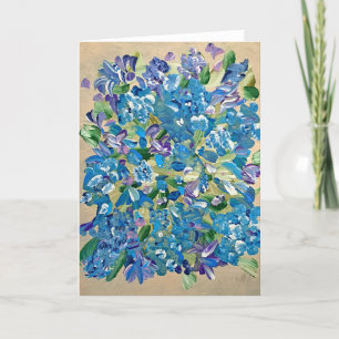 Tarjetas de notas de Hydrangea de Sentido