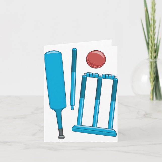 Tarjetas de notas de juego de cricket (Anverso)