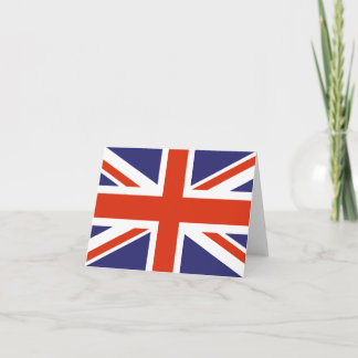 Tarjetas de notas de la bandera británica Jack