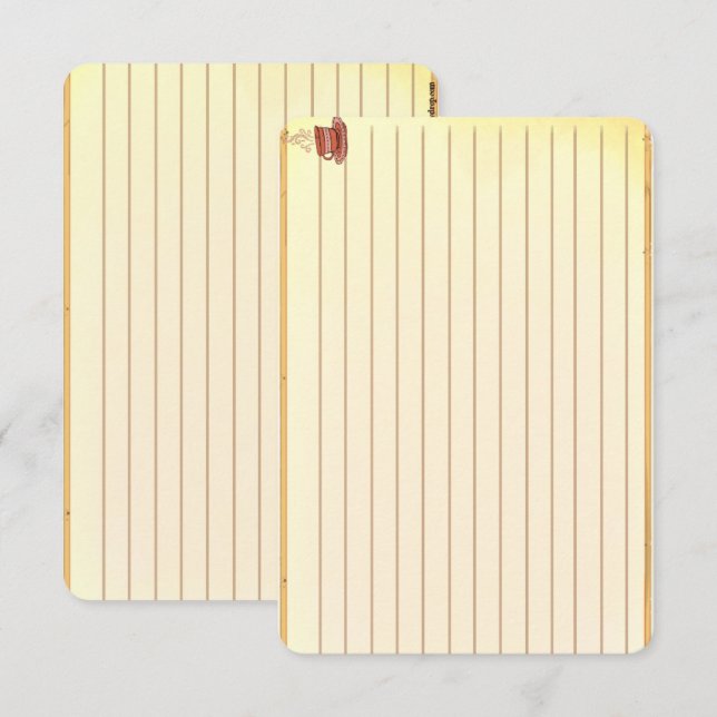 Tarjetas de notas de la receta de la Copa Relax de (Anverso / Reverso)