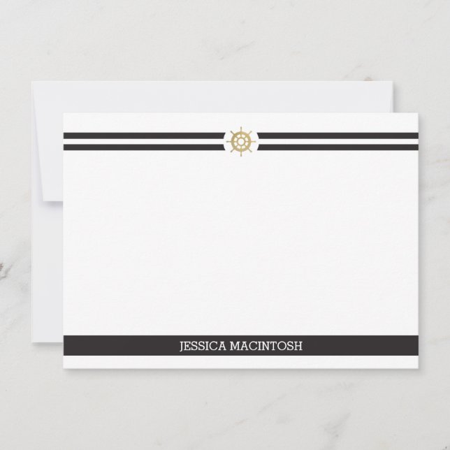 Tarjetas de notas de la rueda de los buques (Anverso)